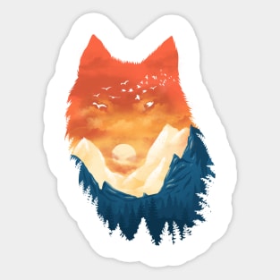 Wild Sunset Sticker